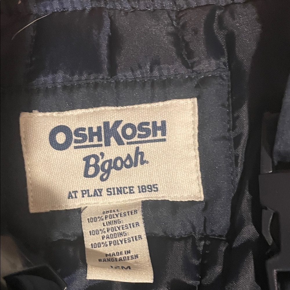 OshKosh B'gosh Navy Overalls for Kids - Picture 2 of 2